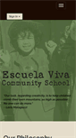 Mobile Screenshot of escuela-viva.com